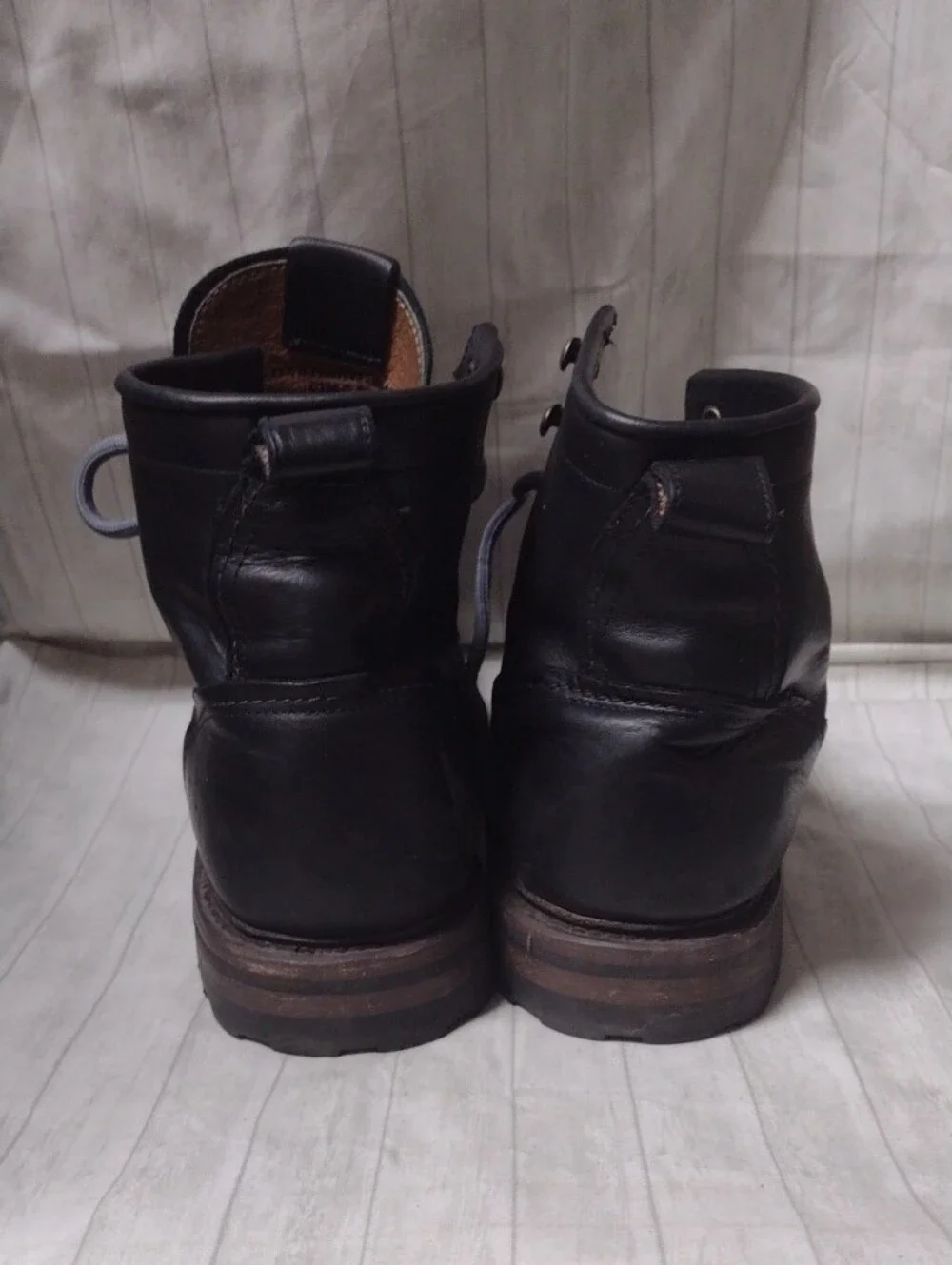 Frye Men's Black Leather Boots (J1153)